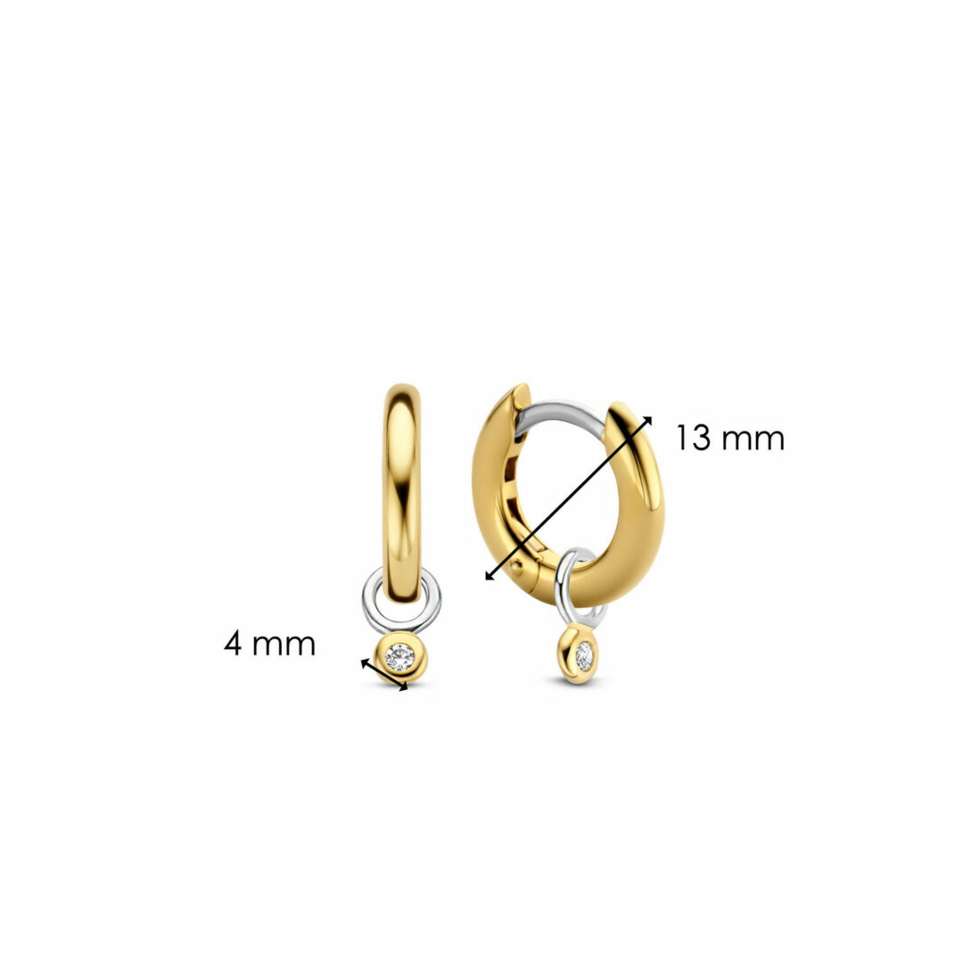 TI SENTO Earrings Gilded Ref.7868ZY 7868ZY