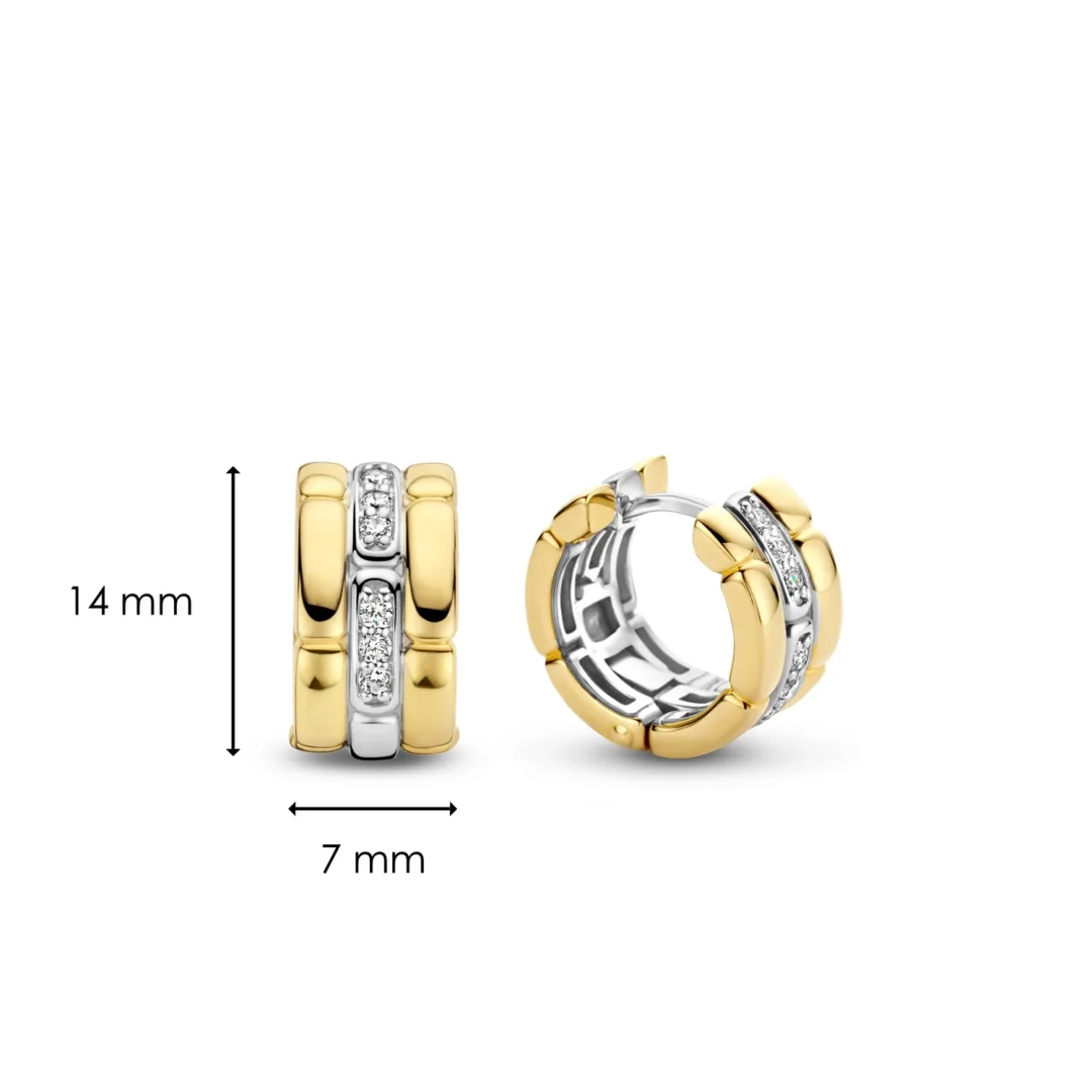 TI SENTO Earrings Gilded 7890ZY 7890ZY