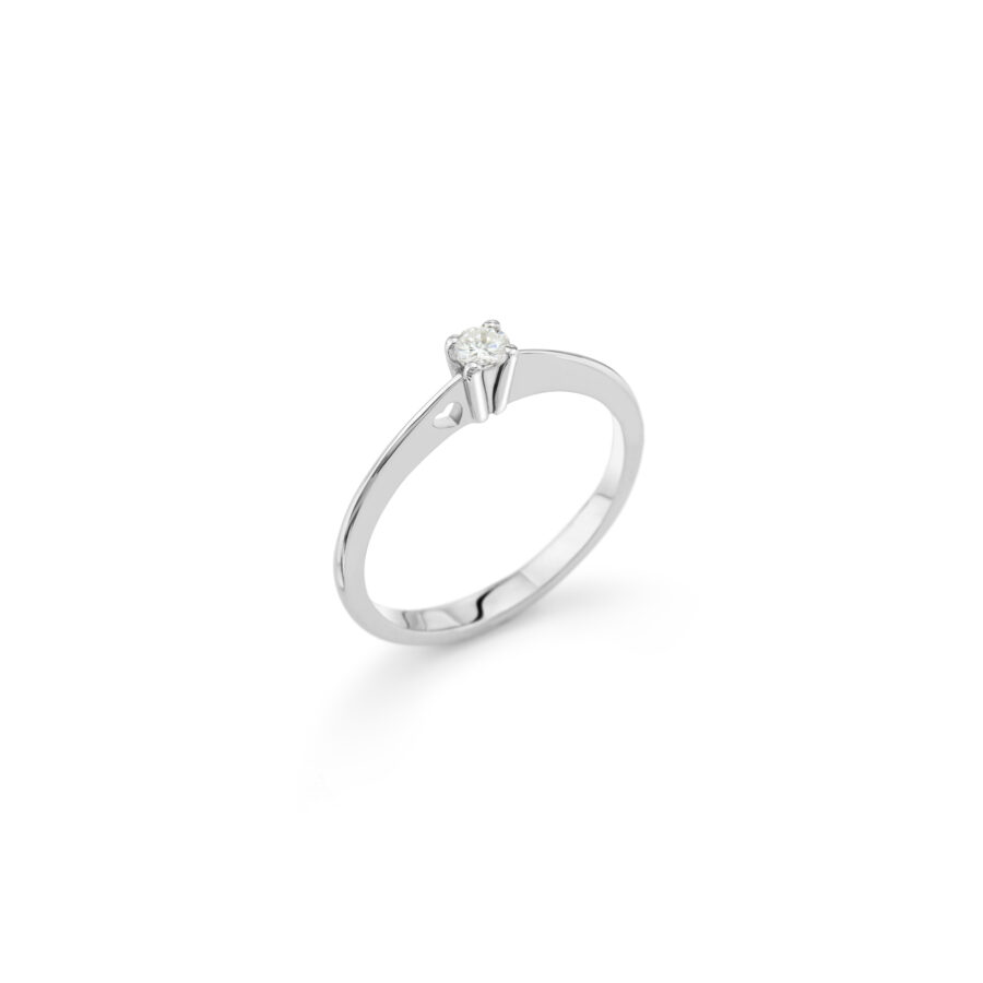 Δαχτυλίδι μονόπετρο Designers Diamonds, χρυσός Κ18, DDAV108